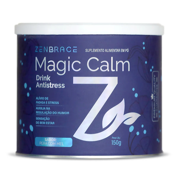 Magic Calm Suplemento para Relaxamento e Bem-Estar Magnésio, Triptofano e Inositol