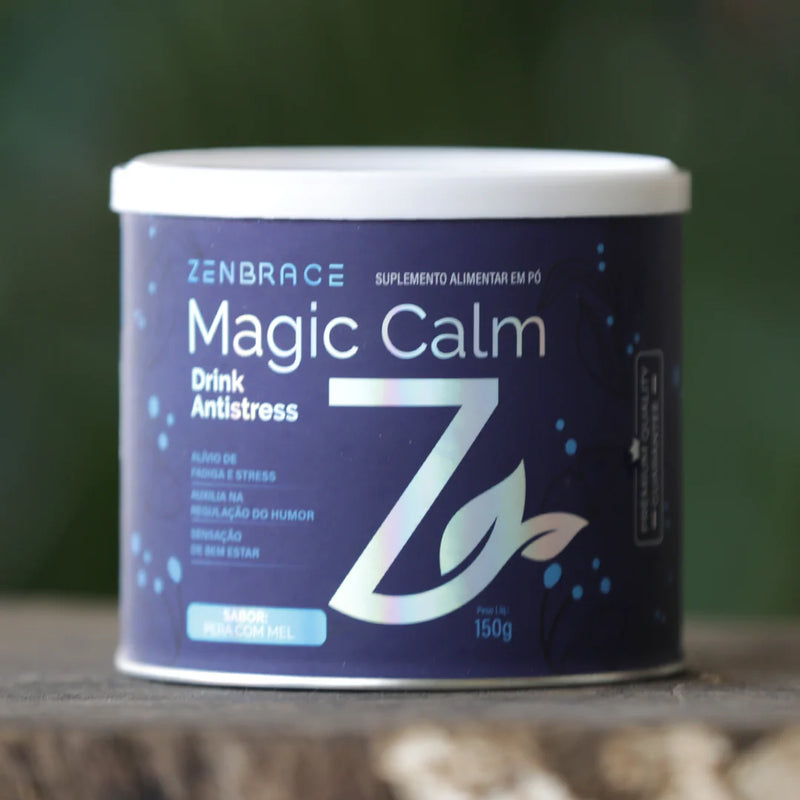 Magic Calm Suplemento para Relaxamento e Bem-Estar Magnésio, Triptofano e Inositol